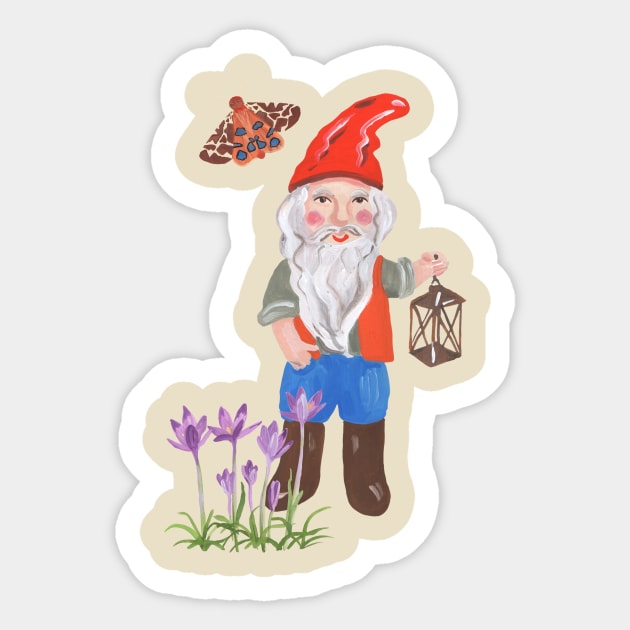 Garden Gnome Sticker by Das Brooklyn